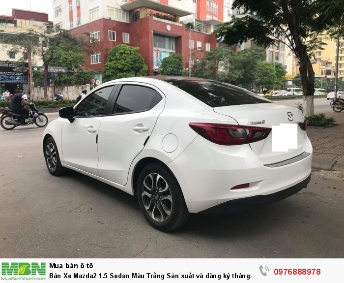 Bán Xe Mazda2 1.5 Sedan Màu Trắng Sản xuất và đăng ký tháng 12/2017