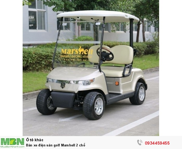 Bán xe điện sân golf Marshell 2 chỗ