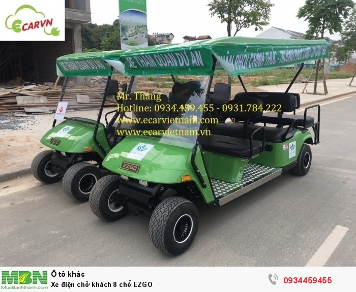 Xe điện chở khách 8 chỗ EZGO