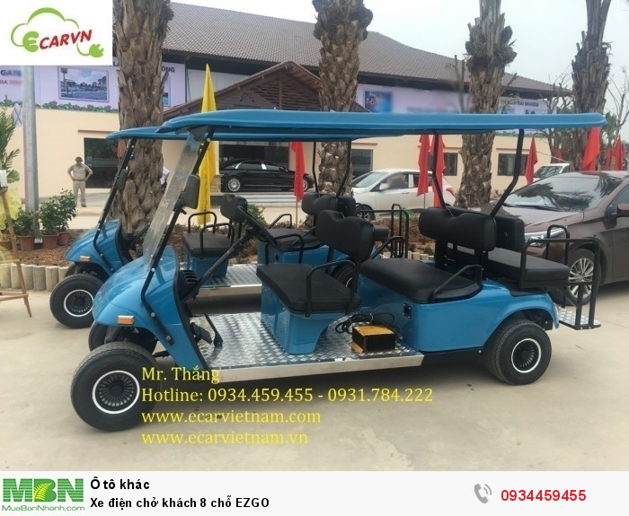 Xe điện chở khách 8 chỗ EZGO