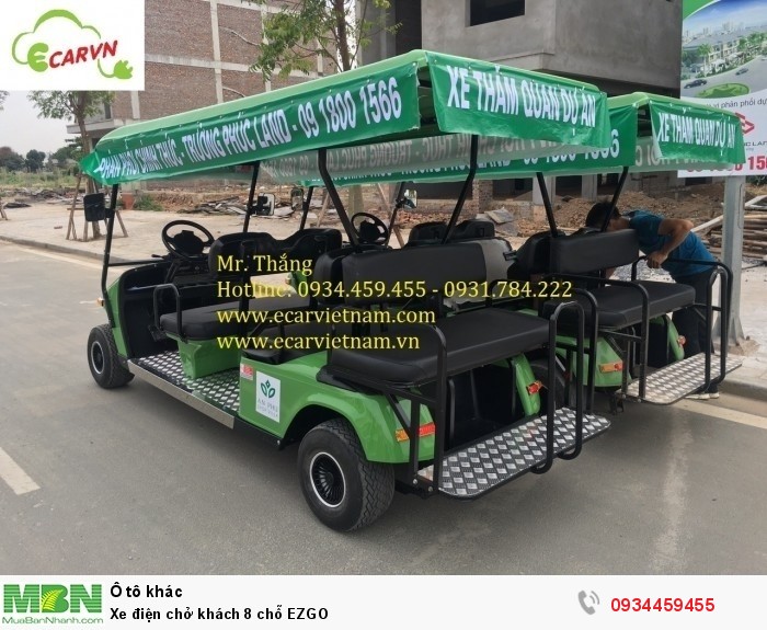 Xe điện chở khách 8 chỗ EZGO