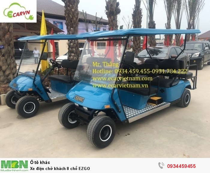 Xe điện chở khách 8 chỗ EZGO