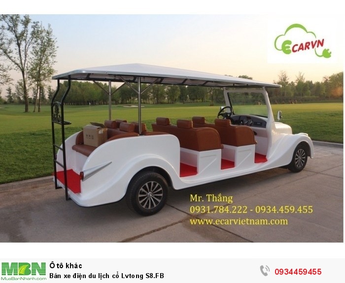 Bán xe điện du lịch cổ Lvtong S8.FB