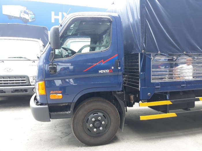 Giá xe tải Hyundai 120SL Xe Tải Huyndai 8 Tấn Thùng Mui Bạt dài 6m2 khuyến mãi ngay 15 triệu thuế trước bạ 3