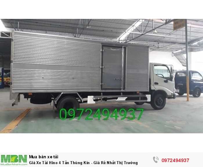 Giá Xe Tải Hino 4 Tấn Thùng Kín - Giá Rẻ Nhất Thị Trường