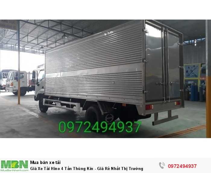 Giá Xe Tải Hino 4 Tấn Thùng Kín - Giá Rẻ Nhất Thị Trường