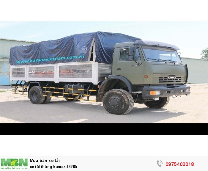 Xe tải thùng kamaz 43265