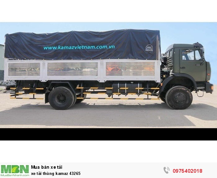Xe tải thùng kamaz 43265