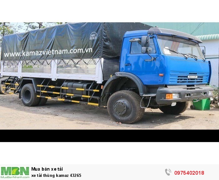 Xe tải thùng kamaz 43265