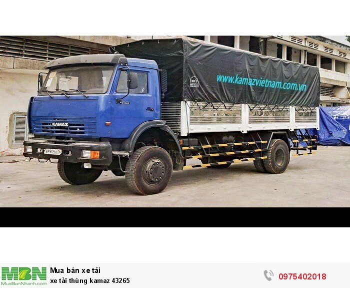 Xe tải thùng kamaz 43265