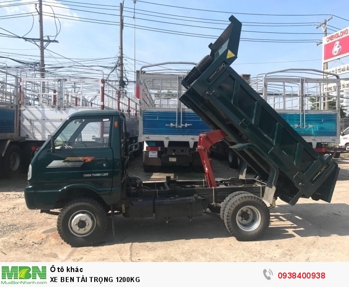 Xe ben tải trọng 1200KG