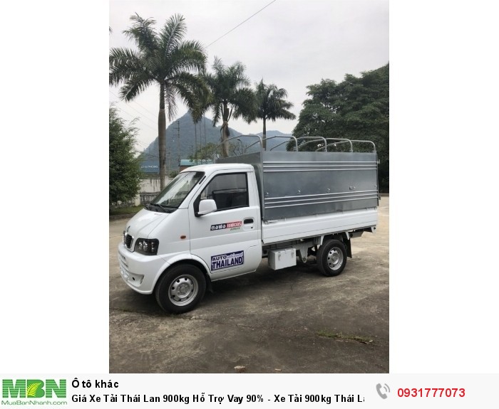 Xe tải Thái Lan 900kg - đóng thùng theo yêu cầu khách hàng