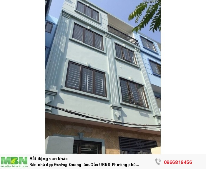 Bán nhà đẹp Đường Quang lãm.Gần UBND Phường phú lãm-HĐ(36m2*4T-4PN)