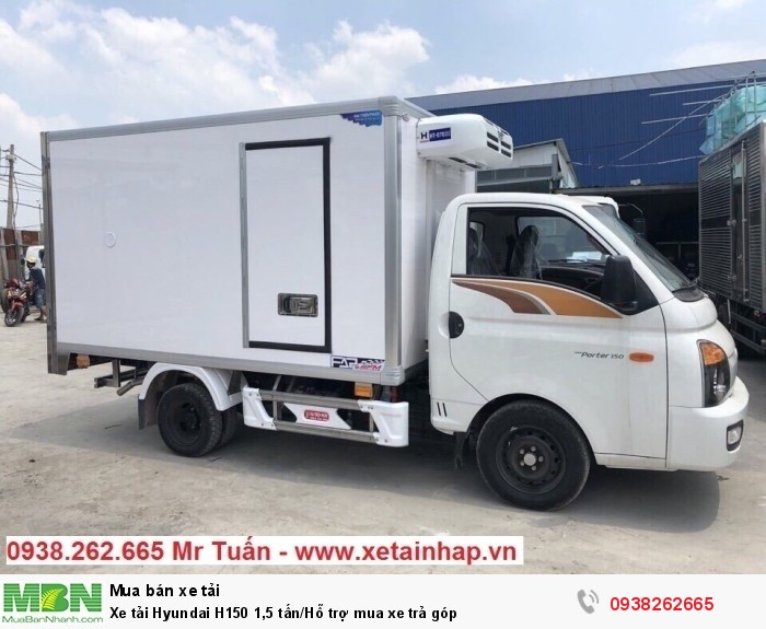 Xe tải Hyundai H150 1,5 tấn/Hỗ trợ mua xe trả góp