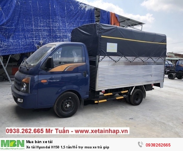 Xe tải Hyundai H150 1,5 tấn/Hỗ trợ mua xe trả góp