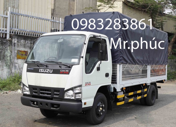 Xe tải Isuzu 1t9 , 2t1, 2t2 thùng bạc vào thành phố đời 2018