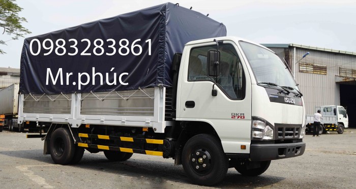 Xe tải Isuzu 1t9 , 2t1, 2t2 thùng bạc vào thành phố đời 2018