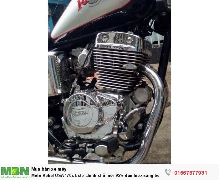 Moto Rebel USA 170c bstp chính chủ mới 95% dàn Inox sáng bóng