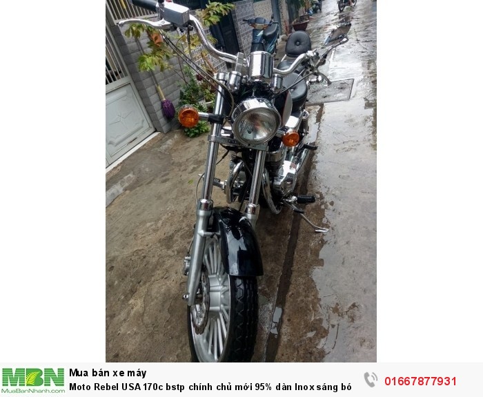 Moto Rebel USA 170c bstp chính chủ mới 95% dàn Inox sáng bóng