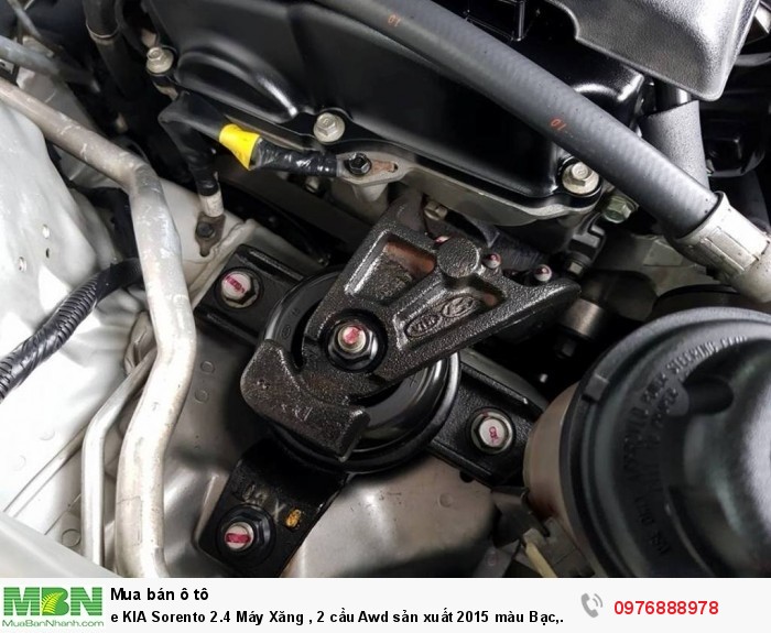 KIA Sorento 2.4 Máy Xăng , 2 cầu Awd sản xuất 2015 màu Bạc, Biển Hà Nội