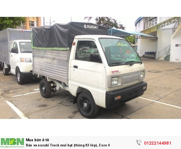 Khuyến mãi Hot tháng 01/2019 cho dòng tải Truck Suzuki, mui bạt 550 Kg, SX 2018