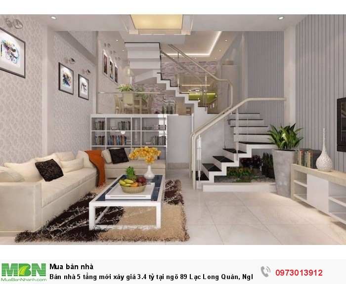 Bán nhà 5 tầng mới xây tại ngõ 89 Lạc Long Quân, Nghĩa Đô
