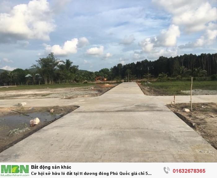 Cơ hội sở hữu lô đất tại tt dương đông Phú Quốc 160m2,SHR