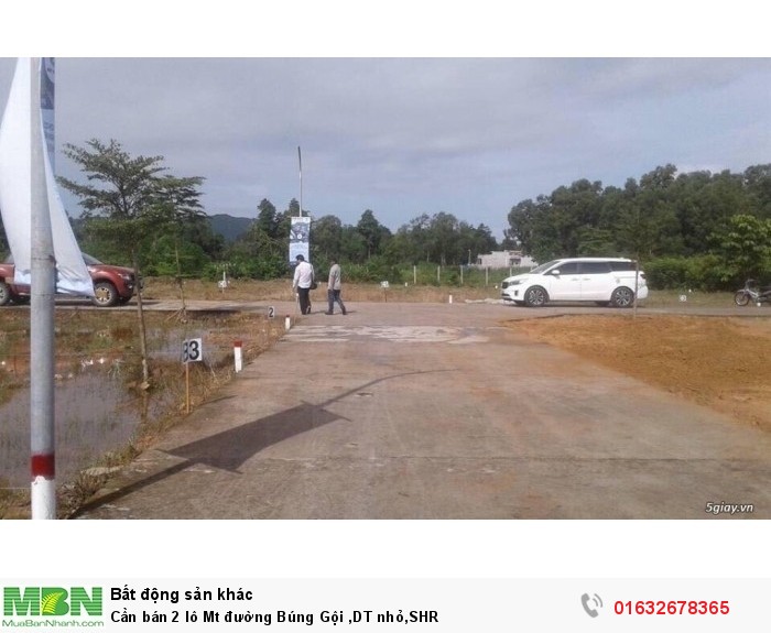 Cần bán 2 lô Mt đường Búng Gội ,DT nhỏ,SHR