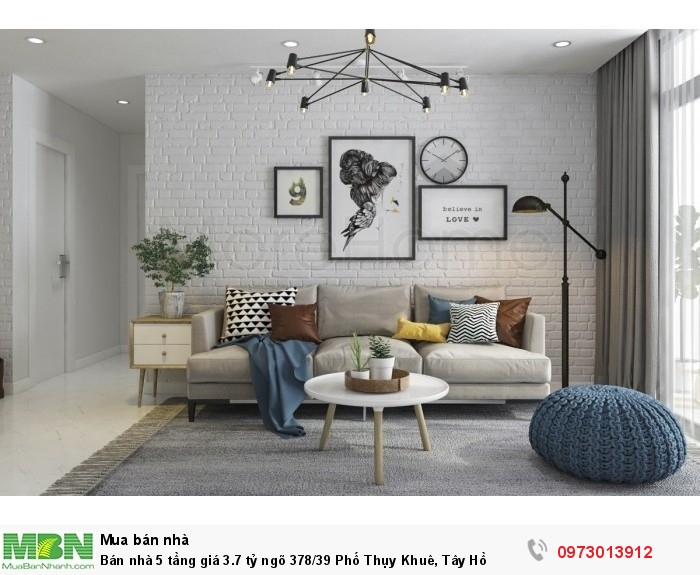 Bán nhà 5 tầng ngõ 378/39 Phố Thụy Khuê, Tây Hồ