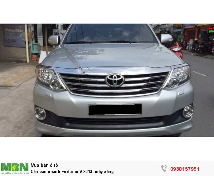 Cần bán nhanh Fortuner V 2013, máy xăng