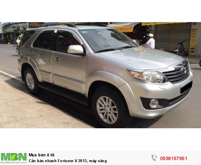 Cần bán nhanh Fortuner V 2013, máy xăng