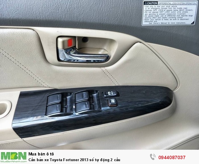Cần bán xe Toyota Fortuner 2013 số tự động 2 cầu