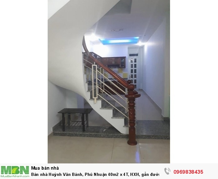 Bán nhà Huỳnh Văn Bánh, Phú Nhuận 40m2 x 4T, HXH, gần đường, KD VP, giá 7.2 tỷ