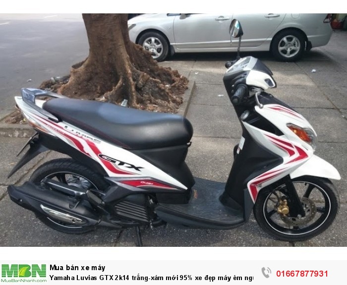 Yamaha Luvias GTX 2k14 trắng-xám mới 95% xe đẹp máy êm nguyên zin xe máy mạnh chạy nhe vọt lợi xăng