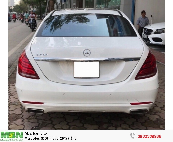 Mercedes S500 model 2015 trắng