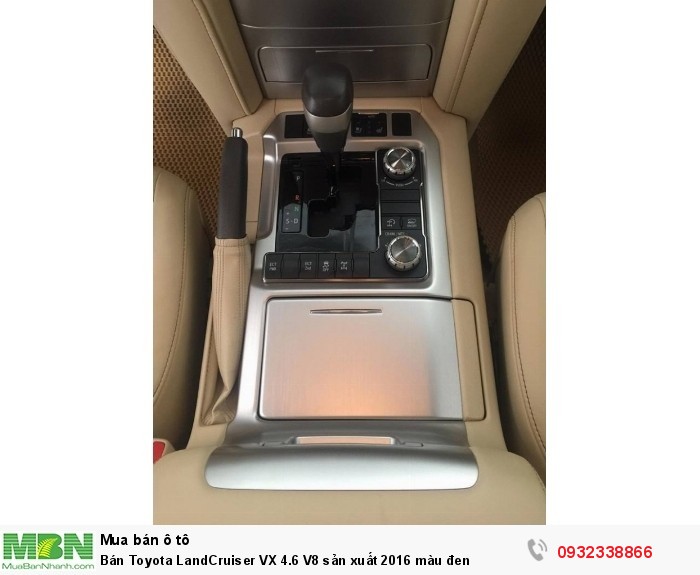 Bán Toyota LandCruiser VX 4.6 V8 sản xuất 2016  màu đen