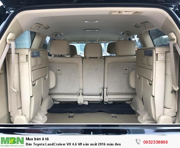 Bán Toyota LandCruiser VX 4.6 V8 sản xuất 2016  màu đen