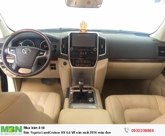 Bán Toyota LandCruiser VX 4.6 V8 sản xuất 2016  màu đen