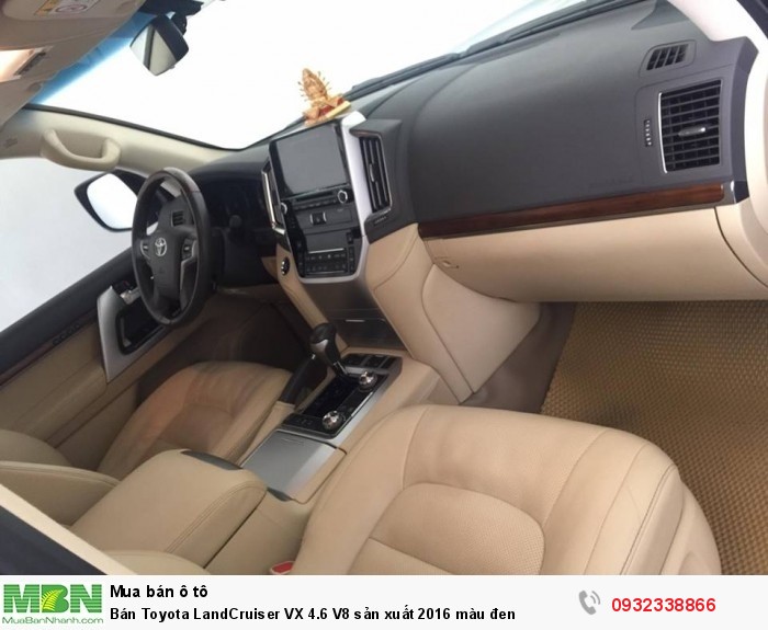 Bán Toyota LandCruiser VX 4.6 V8 sản xuất 2016  màu đen