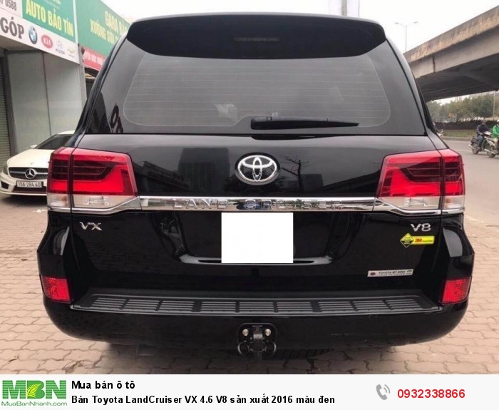 Bán Toyota LandCruiser VX 4.6 V8 sản xuất 2016  màu đen