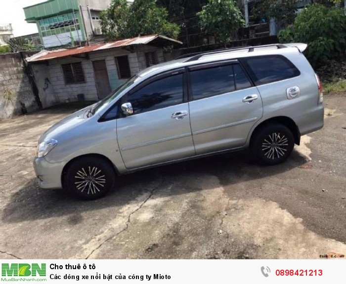 Các dòng xe nổi bật của công ty Mioto