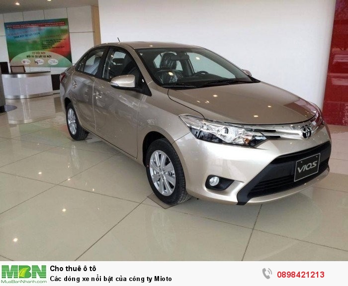 Các dòng xe nổi bật của công ty Mioto