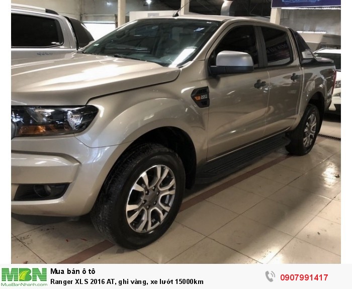 Ranger XLS 2016 AT, ghi vàng, xe lướt 15000km