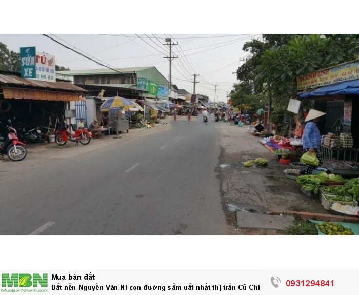 Đất nền Nguyễn Văn Ni con đường sầm uất nhất thị trấn Củ Chi cần bán gấp