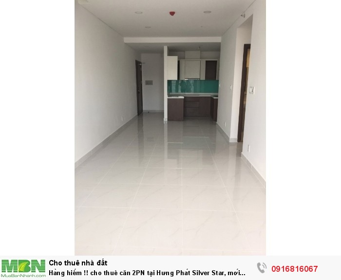 Hàng hiếm !! cho thuê căn 2PN tại Hưng Phát Silver Star, mới 100%, 80m2