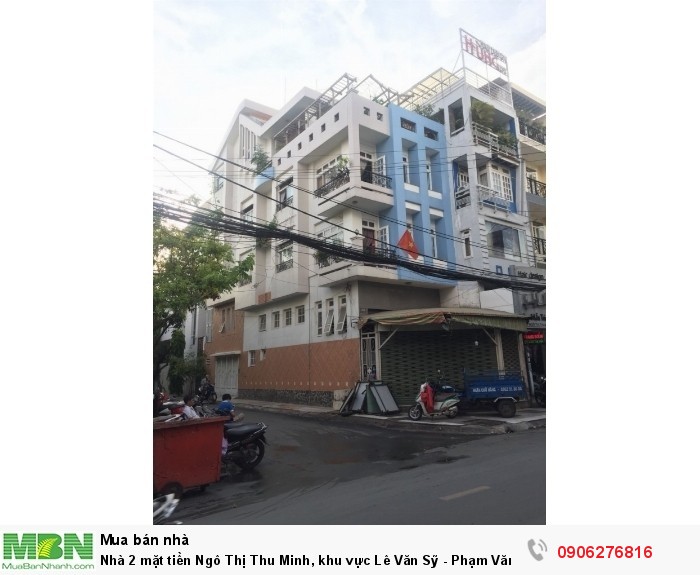 Nhà 2 mặt tiền Ngô Thị Thu Minh, khu vực Lê Văn Sỹ - Phạm Văn Hai, Phường 2, Q.Tân Bình