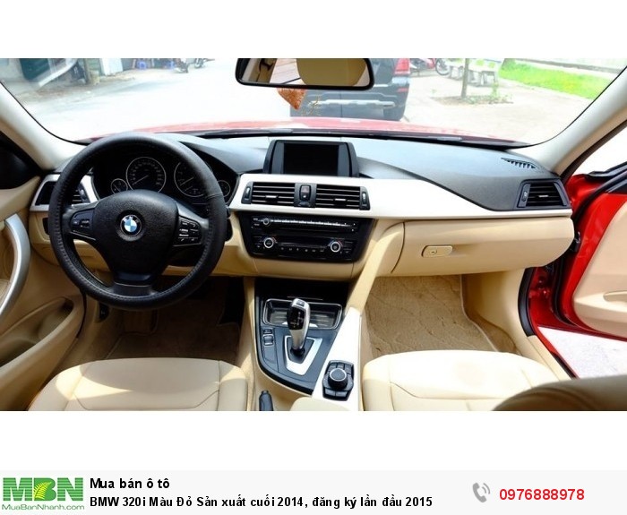 BMW 320i Màu Đỏ Sản xuất  cuối 2014, đăng ký lần đầu 2015