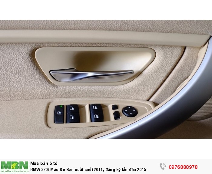 BMW 320i Màu Đỏ Sản xuất  cuối 2014, đăng ký lần đầu 2015