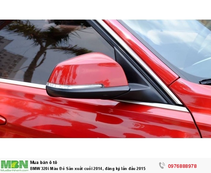 BMW 320i Màu Đỏ Sản xuất  cuối 2014, đăng ký lần đầu 2015