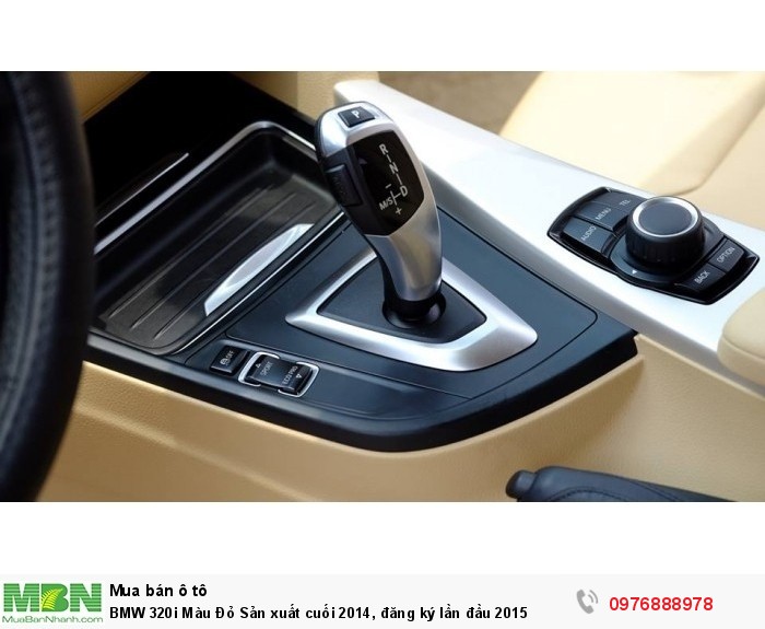 BMW 320i Màu Đỏ Sản xuất  cuối 2014, đăng ký lần đầu 2015